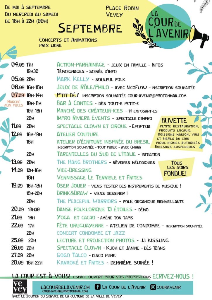 La Cour de l’Avenir Vevey – 19.09.2024